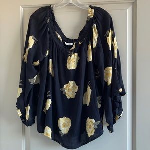 Maurices Long Sleeve Off-The-Shoulder Top